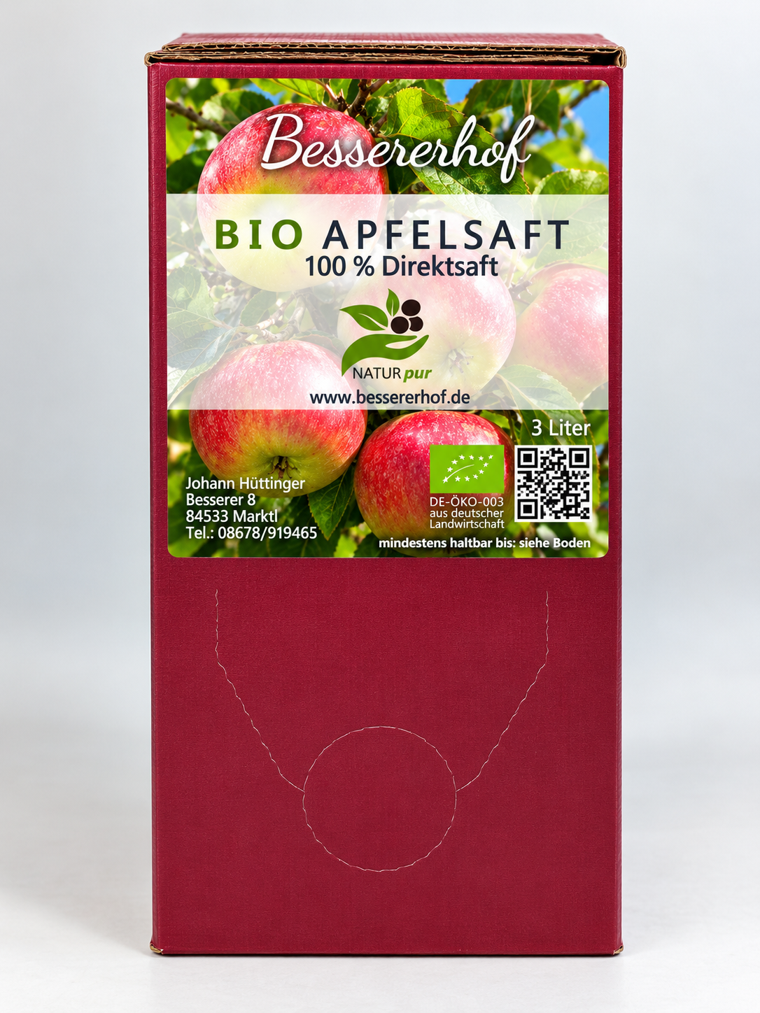 Bio Apfelsaft 3l